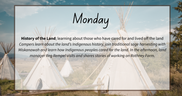 2026 Day Camp Sample Itinerary