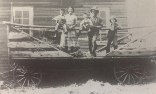 Sandy (far left) and his siblings, Mary, John, James and Margaret, 1920.